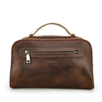 Grande trousse de toilette homme, 28,5 cm, coloris café, café