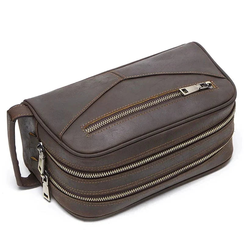 Trousse de toilette homme, 22,5 x 12 x 10 cm, trois coloris