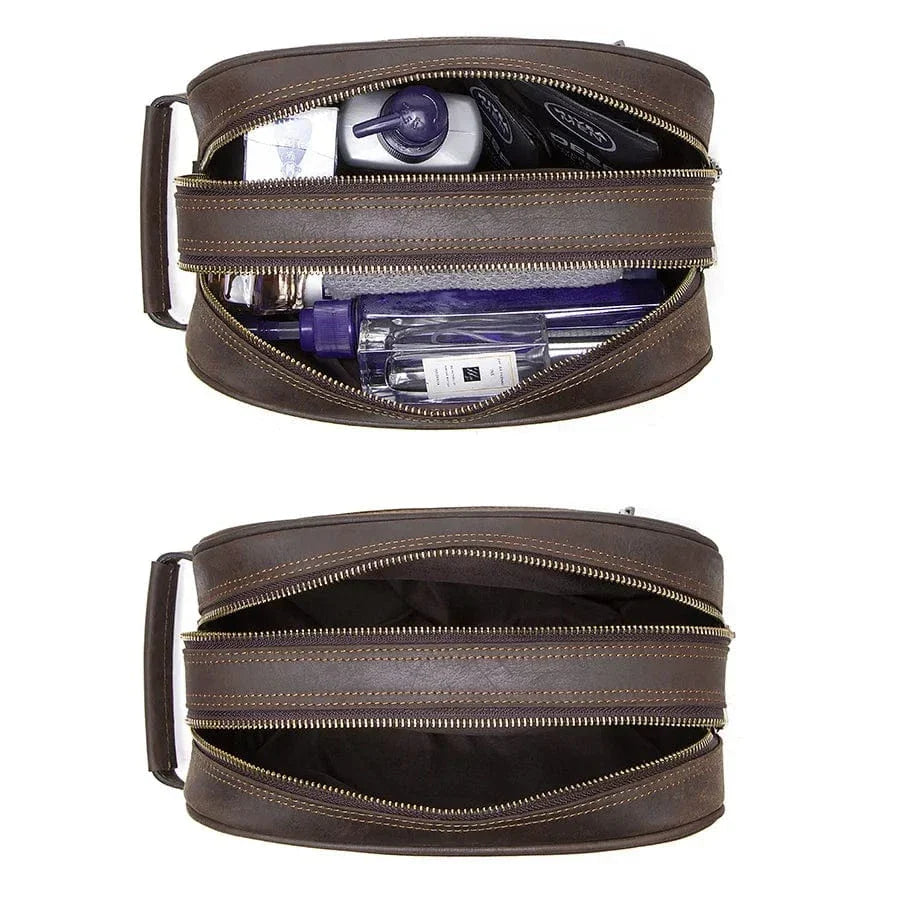 Trousse de toilette homme, 22,5 x 12 x 10 cm, trois coloris