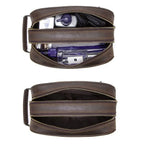 Trousse de toilette homme, 22,5 x 12 x 10 cm, trois coloris