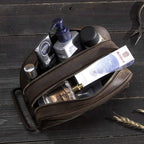 Trousse de toilette homme, 22,5 x 12 x 10 cm, trois coloris