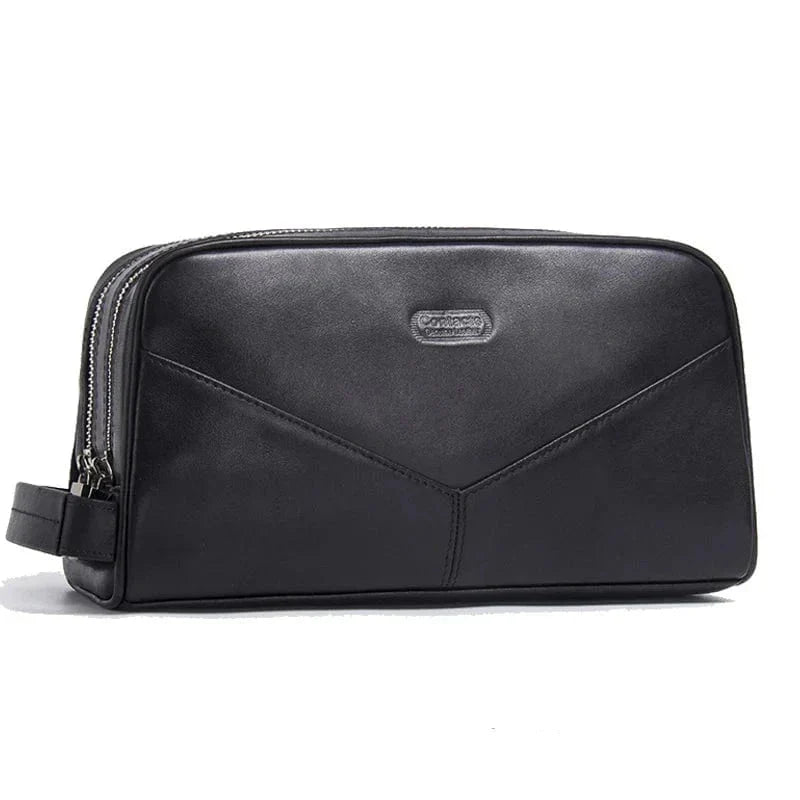 Trousse de toilette homme, 22,5 x 12 x 10 cm, trois coloris, noir