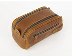 Trousse de toilette homme compacte, 350 g, marron ou café