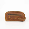 Trousse de toilette homme compacte, 350 g, marron ou café, marron