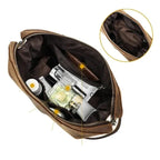 Grande trousse de toilette homme à suspendre, coloris café