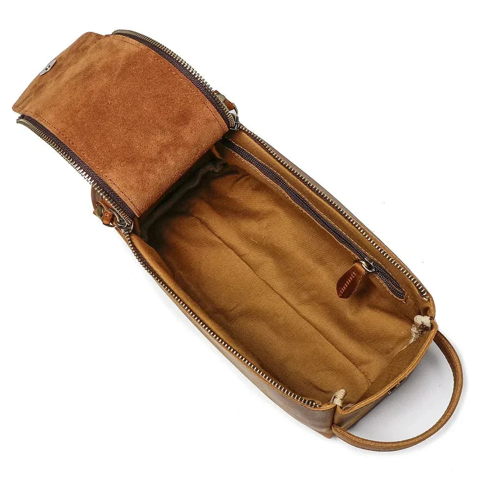 Trousse de toilette homme style vintage, trois coloris