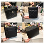 Trousse de toilette femme en similicuir, deux tailles, cinq coloris
