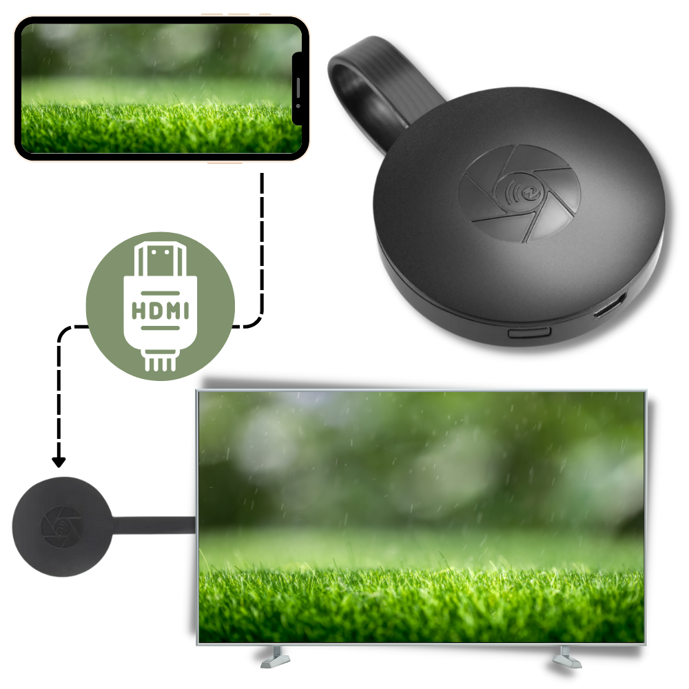 Adaptateur HDMI pour afficher son téléphone sur la télé
