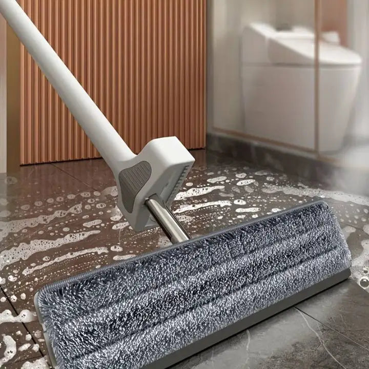 Balai serpillière à essorage automatique, tête pivotante 360°