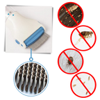 Peigne anti-poux électrique de 24 cm, trois filtres jetables