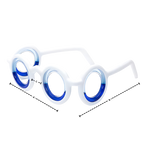 Lunettes de voyage pliables, monture plastique, taille universelle