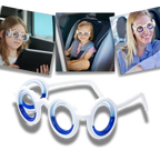 Lunettes de voyage pliables, monture plastique, taille universelle