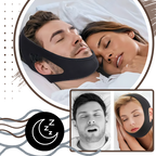 Mentonnière de nuit en néoprène, sangle réglable