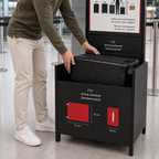 Valise cabine rigide en polycarbonate, port USB, 38 litres