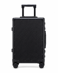 Valise rigide en fibre de carbone, format cabine ou moyen, noir carbone