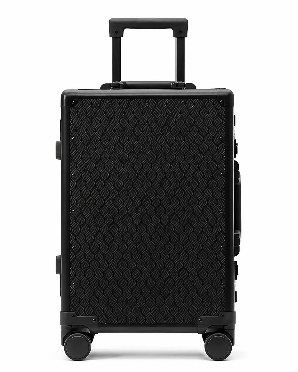 Valise rigide en fibre de carbone, format cabine ou moyen, nid d'abeille