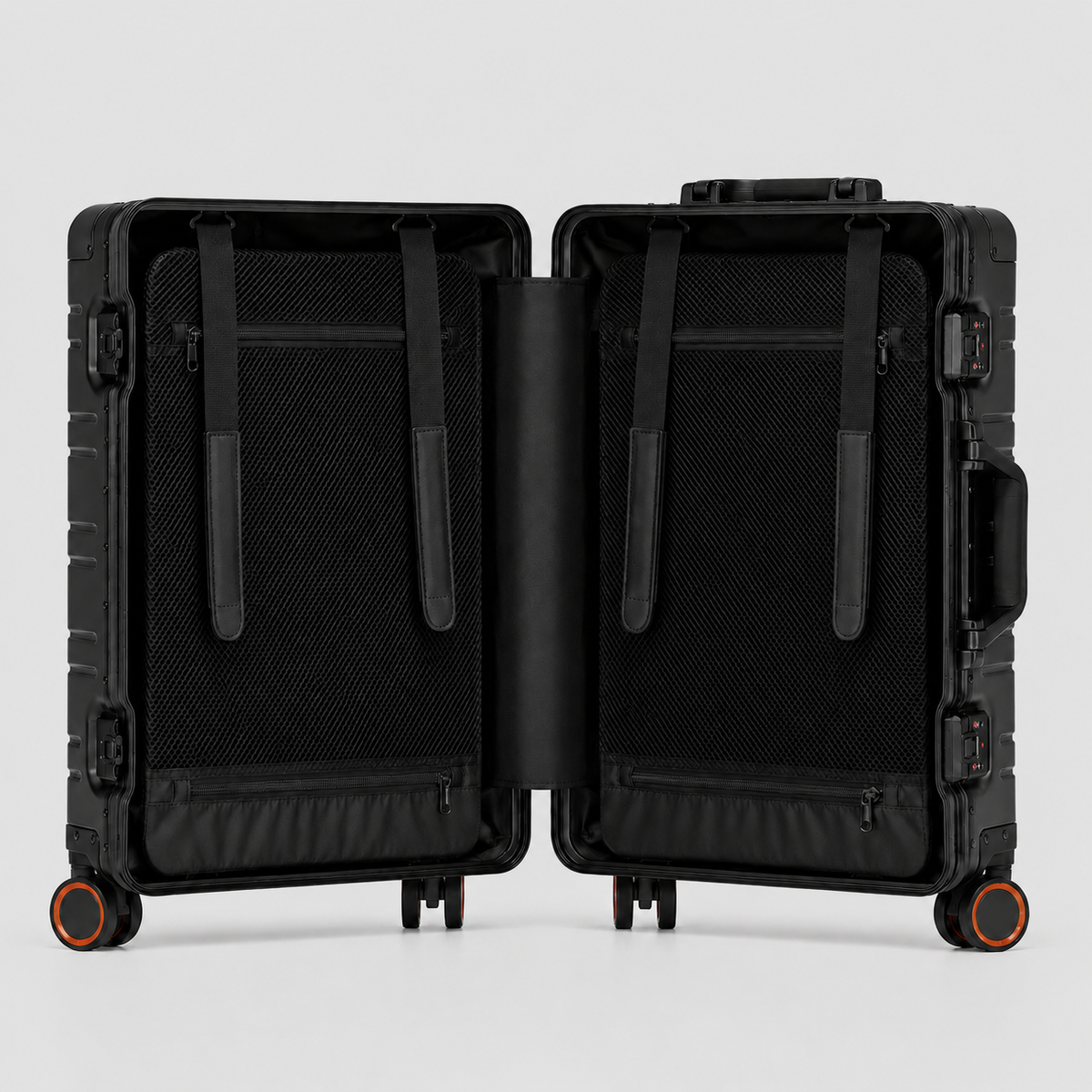 Valise rigide aluminium-magnésium, serrures TSA, trois formats