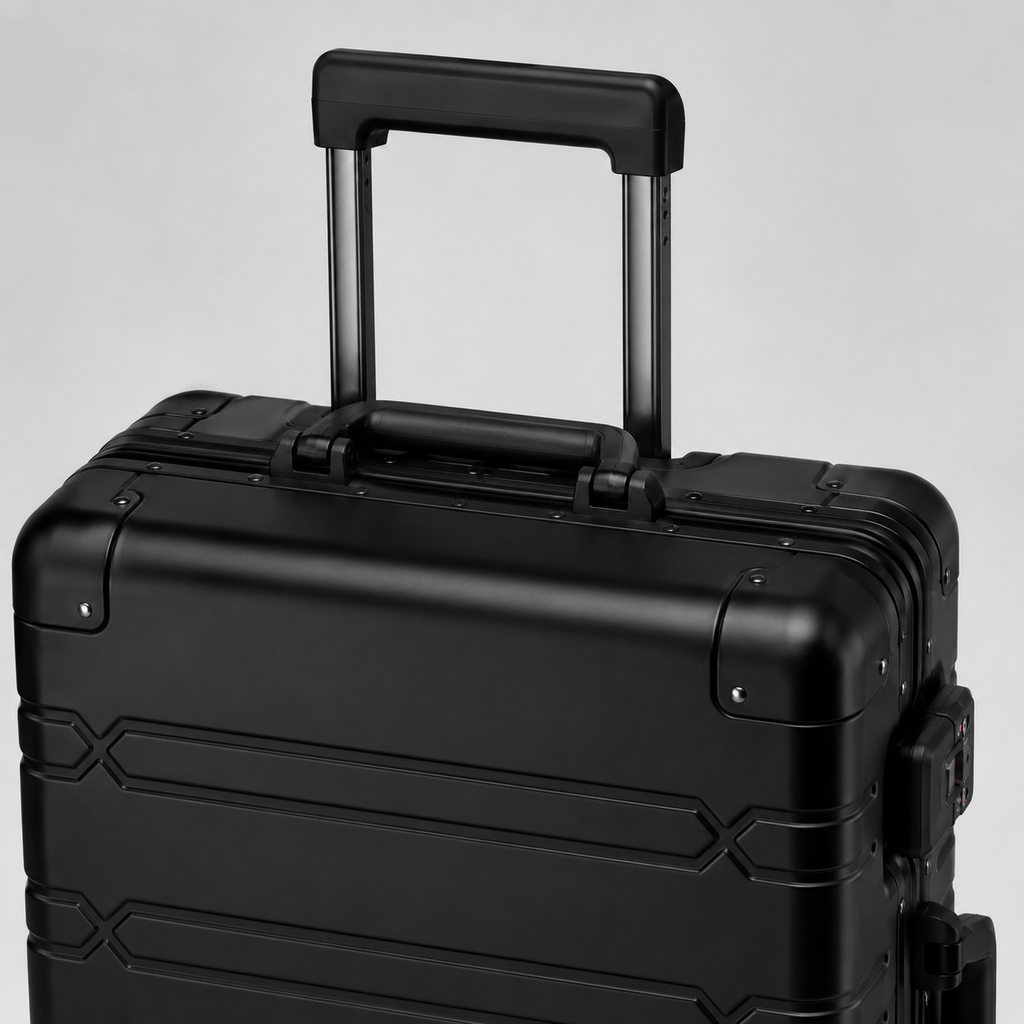 Valise rigide aluminium-magnésium, serrures TSA, trois formats