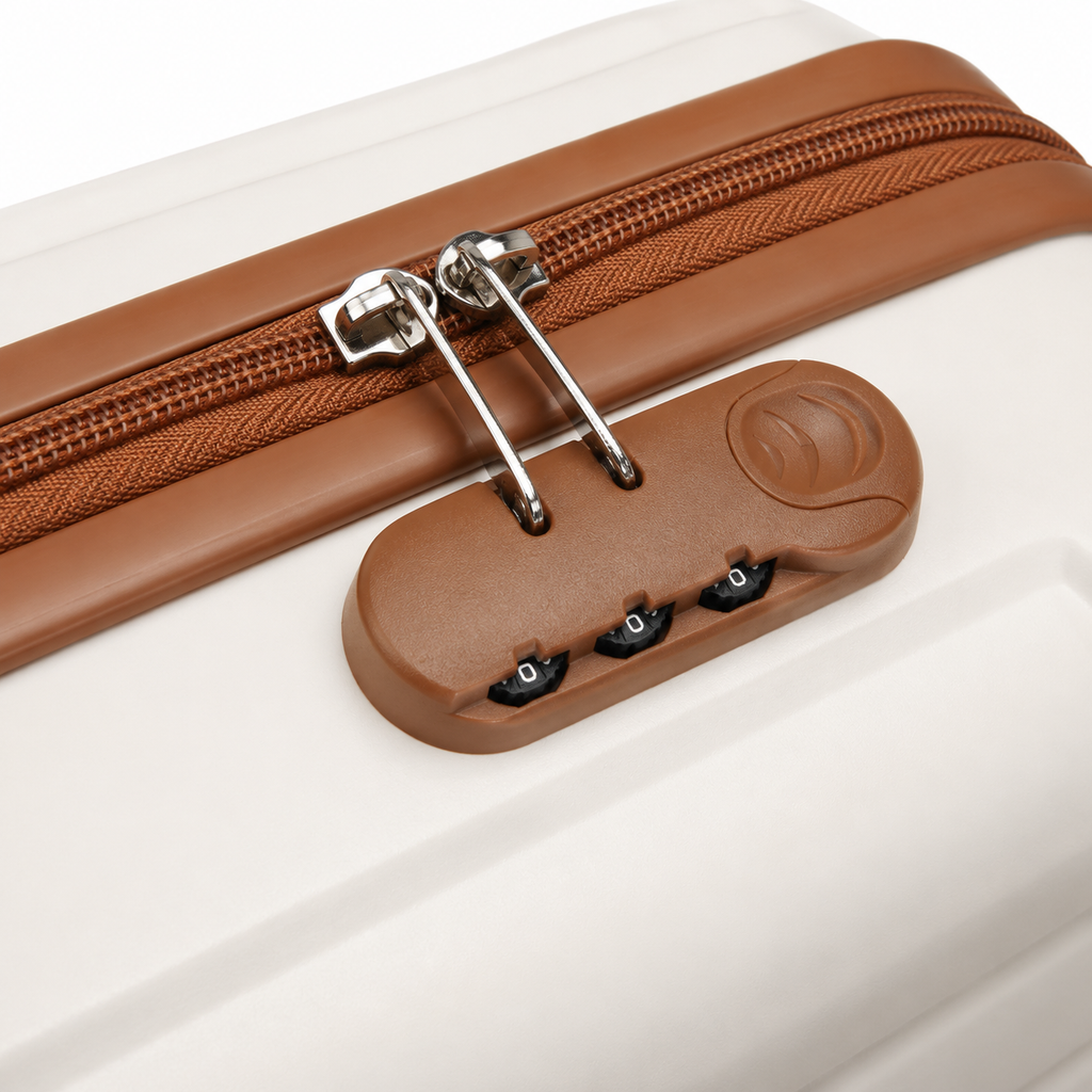 Valise rigide en polycarbonate, serrure TSA, trois tailles