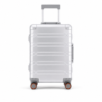 Valise rigide en alliage d'aluminium, deux serrures TSA