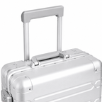 Valise rigide en alliage d'aluminium, deux serrures TSA