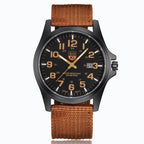 Montre outdoor homme étanche 50 m, boîtier 45 mm, chronomètre