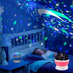 Veilleuse projecteur d'étoiles et de lune pour chambre d'enfant