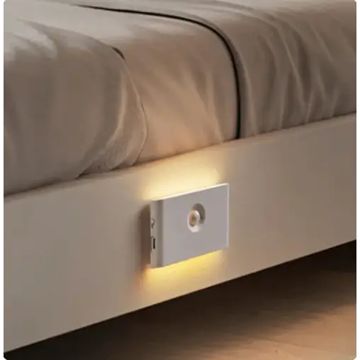 Veilleuses LED à détecteur de mouvement, sans fil, lot de 2