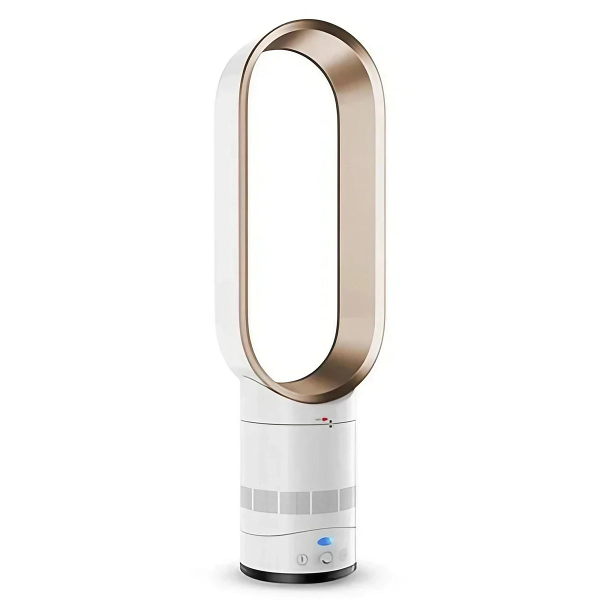 Ventilateur colonne sans pales avec télécommande et minuterie, doré