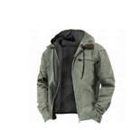 Veste à capuche homme, coupe ajustée, sept coloris, vert