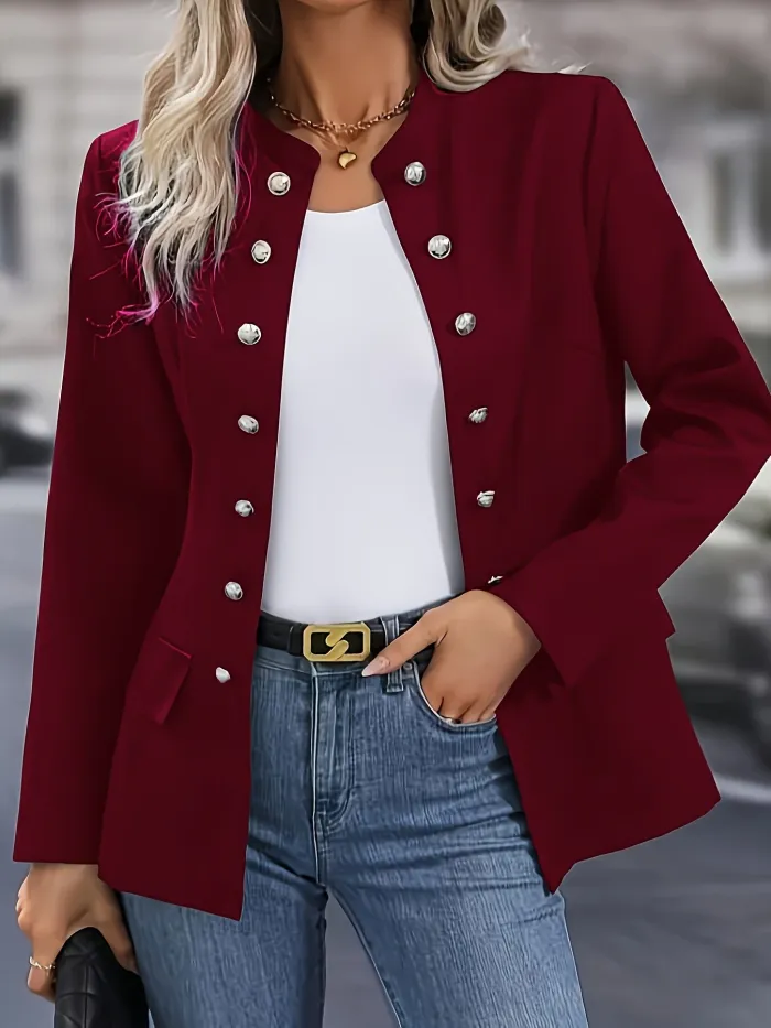 Veste femme ajustée pour le bureau, trois coloris, du S au 2XL