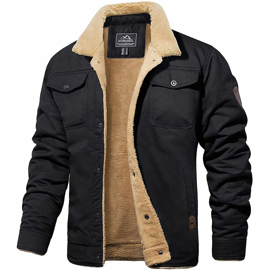 Blouson bombardier homme zippé, cinq coloris, du S au 3XL, noir
