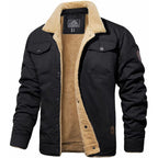Blouson bombardier homme zippé, cinq coloris, du S au 3XL, noir