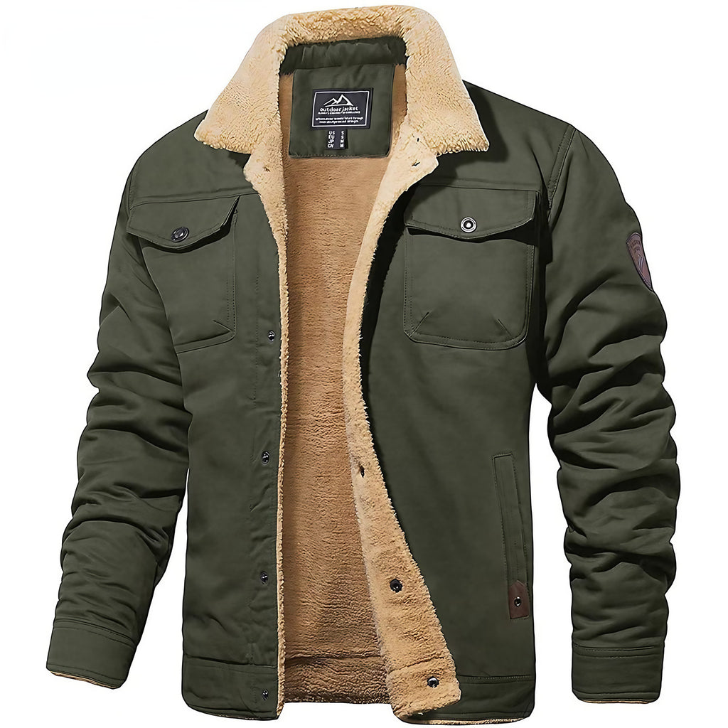Blouson bombardier homme zippé, cinq coloris, du S au 3XL, vert