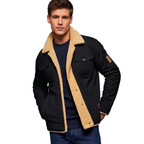Blouson bomber homme isolé pour l'hiver, à poches, style vintage