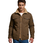 Blouson bomber homme isolé pour l'hiver, à poches, style vintage