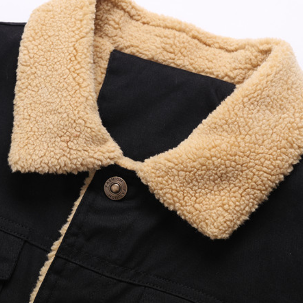 Blouson bomber homme isolé pour l'hiver, à poches, style vintage