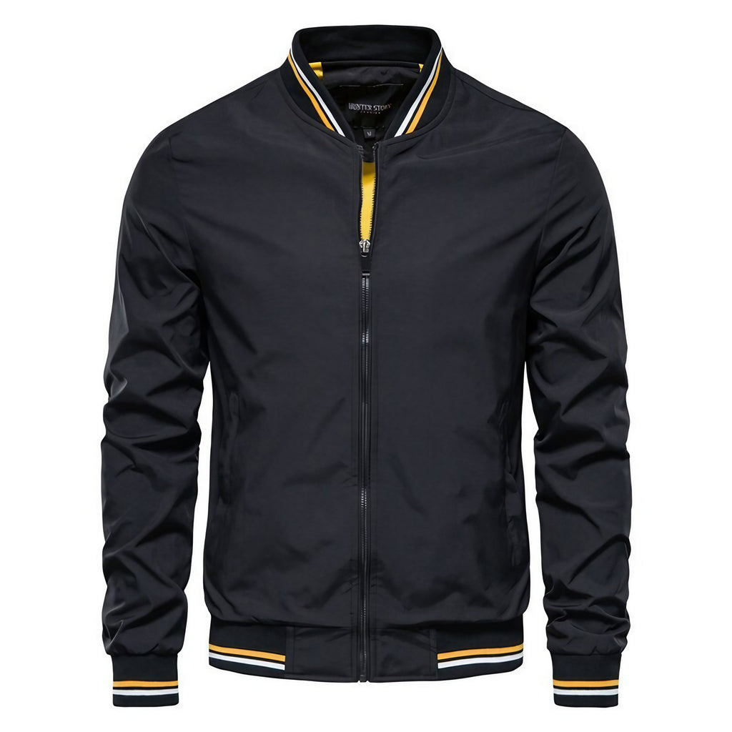 Blouson bomber homme coupe cintrée, quatre coloris, XS au 3XL