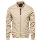 Blouson bomber homme coupe cintrée, quatre coloris, XS au 3XL, beige