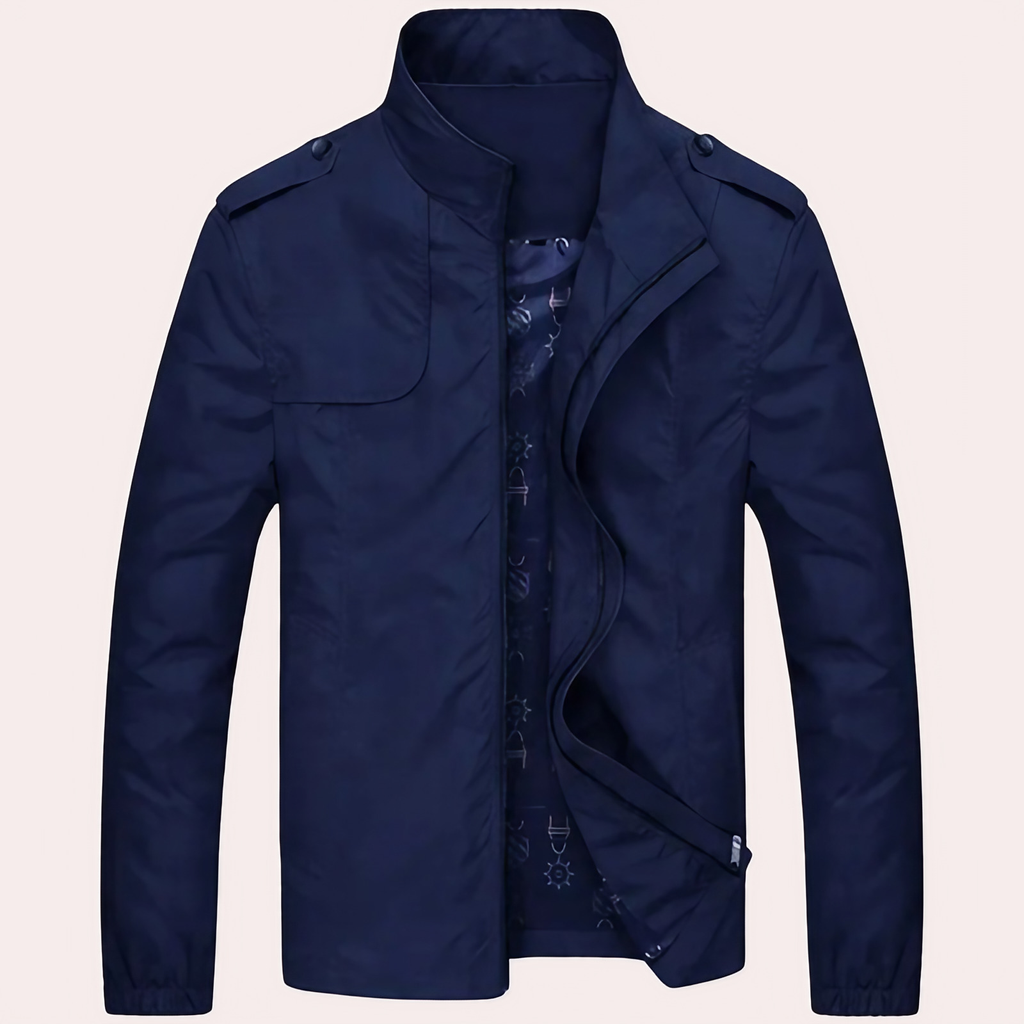 Blouson bomber homme, cinq coloris, du M au 4XL, bleu foncé