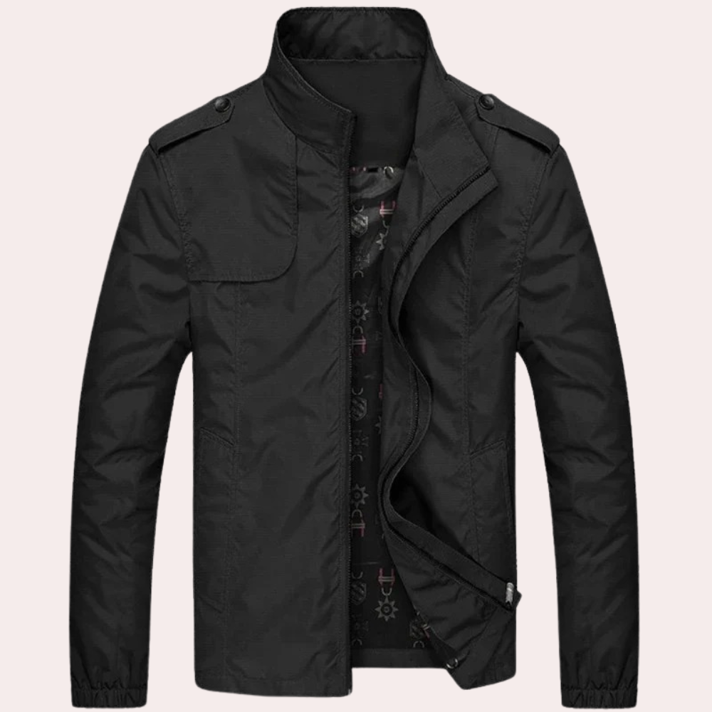 Blouson bomber homme, cinq coloris, du M au 4XL, noir