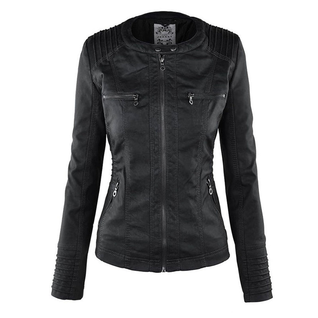 Veste à capuche femme zippée, poches, pour l'automne