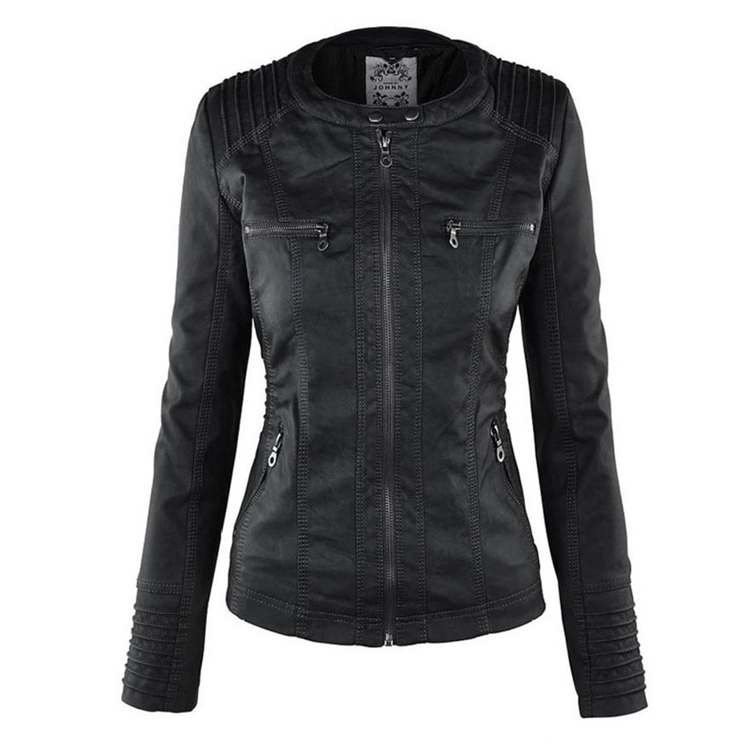 Veste à capuche femme zippée, poches, pour l'automne
