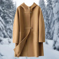 Veste à capuche femme mi-saison, du M au 4XL, trois coloris, beige