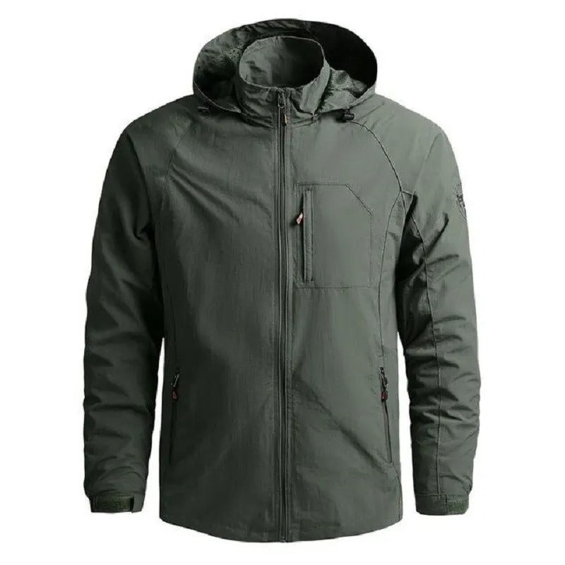 Veste cargo homme d'été à poches, marron ou vert, du S au 3XL
