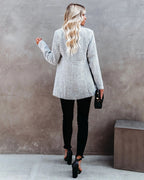 Veste cintrée femme pour la mi-saison, gris, noir ou kaki