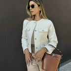 Veste cintrée femme à boutons dorés, du XS au XL