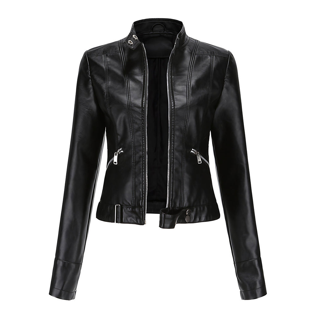 Veste courte femme à poches, six coloris, du S au 3XL, noir