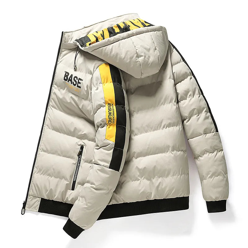 Veste d'hiver homme chaude à poches, du M au 5XL
