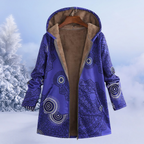 Veste d'hiver femme à capuche, neuf coloris, du XS au 3XL, bleu